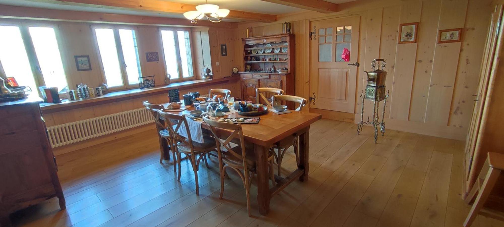 Les Abeilles Bed & Breakfast Romont ภายนอก รูปภาพ